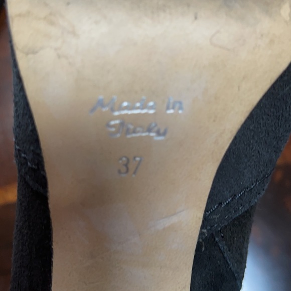 Andre Assous Black Suede Boots - Picture 7 of 7